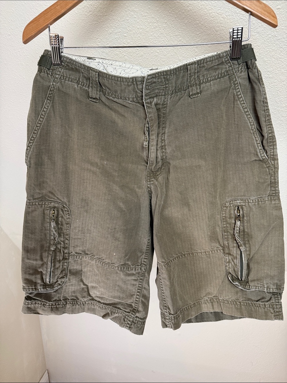 THE NORTH FACE Men's Cargo Shorts Green Khaki 32 Regular